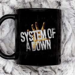 system of a down soad coffee mug, 11 oz ceramic mug