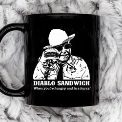 smokey and the bandit diablo sandwich coffee mug, 11 oz ceramic mug