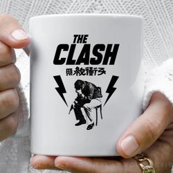 the clash london crime fanart coffee mug, 11 oz ceramic mug