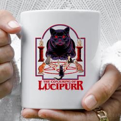 the conjuring of lucipurr coffee mug, 11 oz ceramic mug