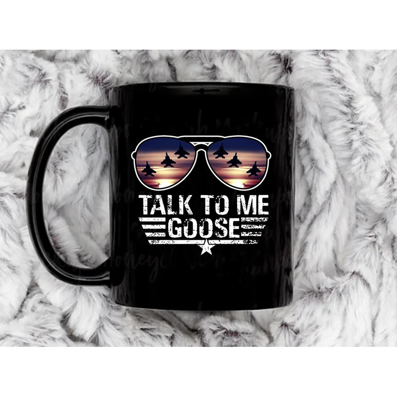 Talk to me Goose Coffee Mug, 11 oz Ceramic Mug