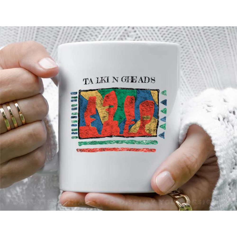 Talking Heads Vintage 80s Coffee Mug, 11 oz Ceramic Mug