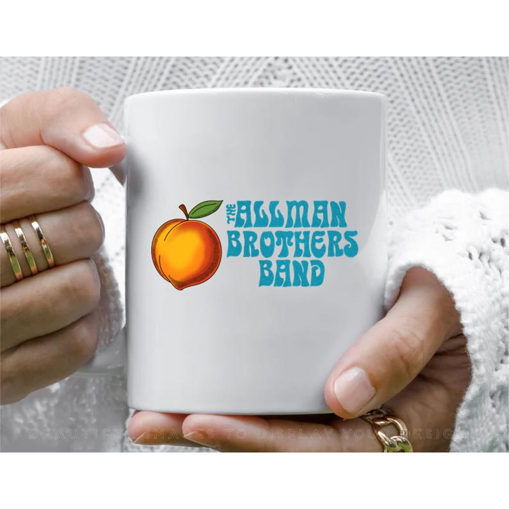The Peach Coffee Mug, 11 oz Ceramic Mug