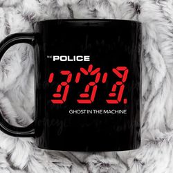 the police ghost in the machine coffee mug, 11 oz ceramic mug