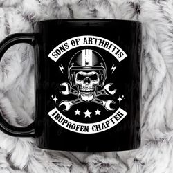 sons of arthritis coffee mug, 11 oz ceramic mug
