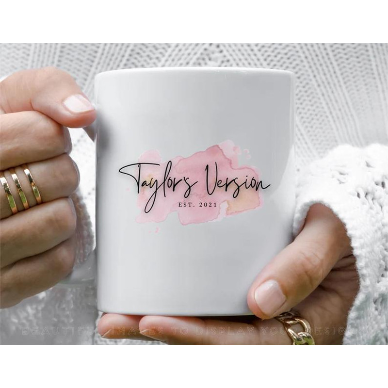Taylor s Version Watercolor Coffee Mug, 11 oz Ceramic Mug