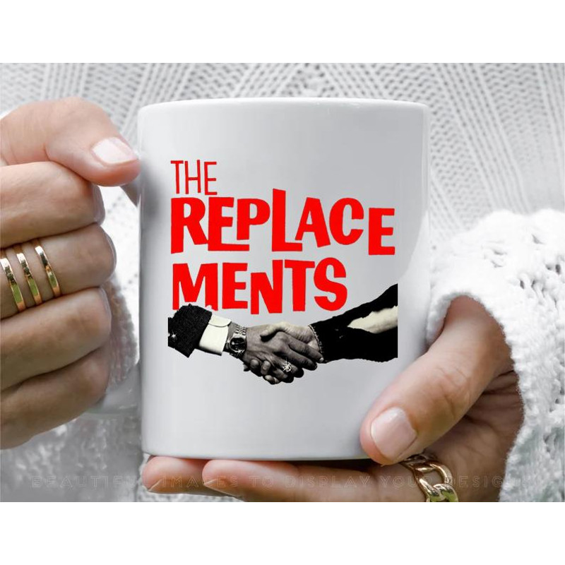 the replacements handshake Coffee Mug, 11 oz Ceramic Mug