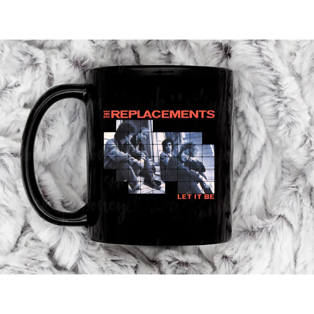 The Replacements Let It Be Squares Coffee Mug, 11 oz Ceramic Mug