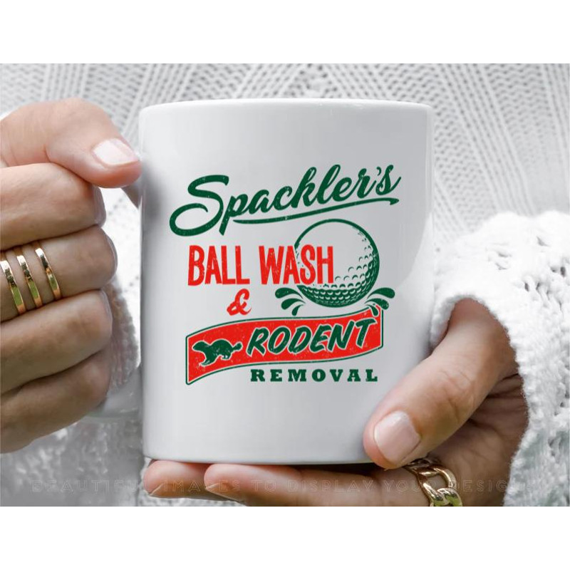 Spackler s Ball Wash Coffee Mug, 11 oz Ceramic Mug