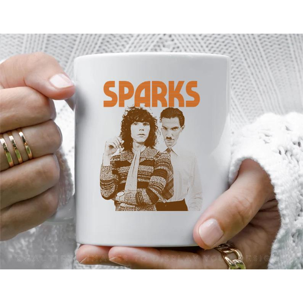 Sparks Vintage Style Retro Aesthetic Design Coffee Mug, 11 oz Ceramic Mug