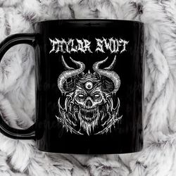 taylor swift metal 5 coffee mug, 11 oz ceramic mug