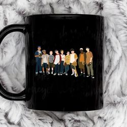 the sandlot gang coffee mug, 11 oz ceramic mug