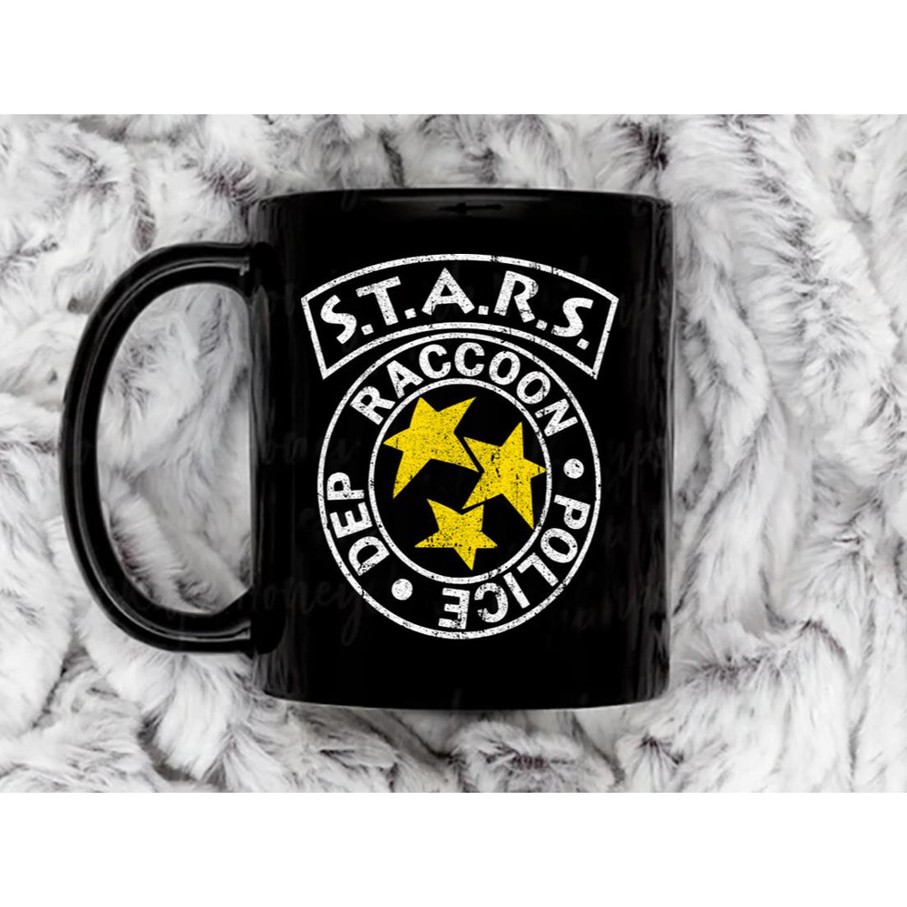 STARS Resident Evil Coffee Mug, 11 oz Ceramic Mug