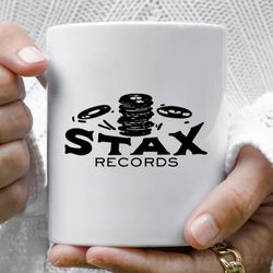 stax records coffee mug, 11 oz ceramic mug