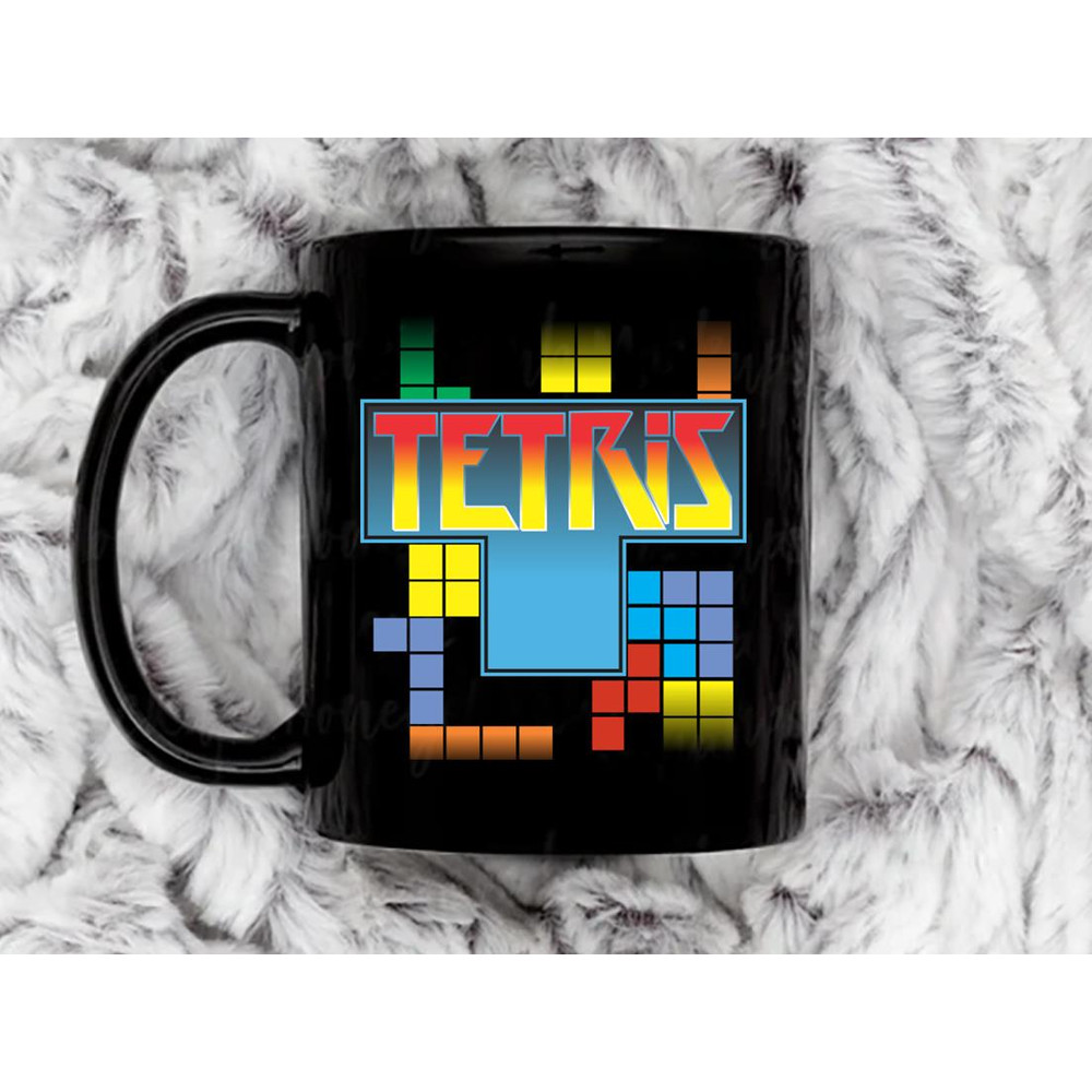 Tetris Block Coffee Mug, 11 oz Ceramic Mug