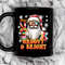 Stay Groovy and Bright Santa Retro Christmas Design Coffee Mug, 11 oz Ceramic Mug