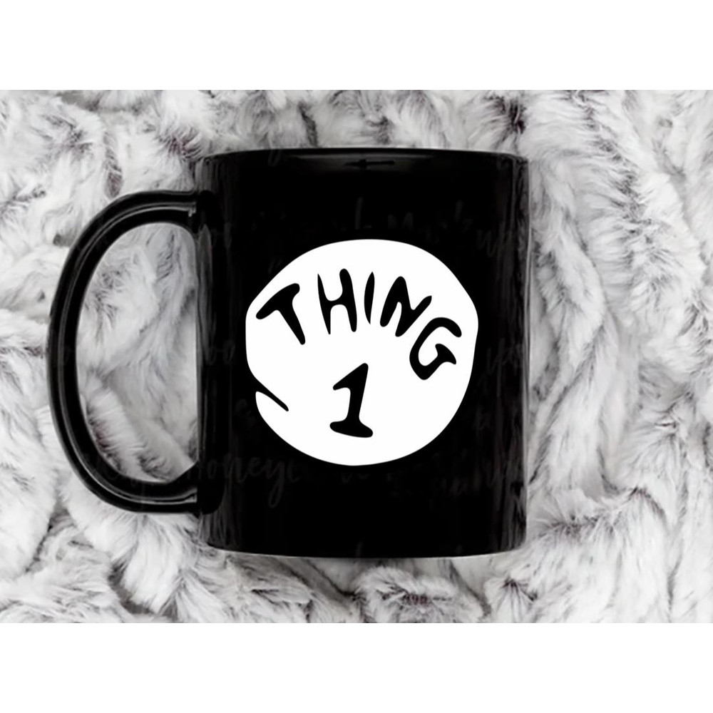 Thing 1 Coffee Mug, 11 oz Ceramic Mug