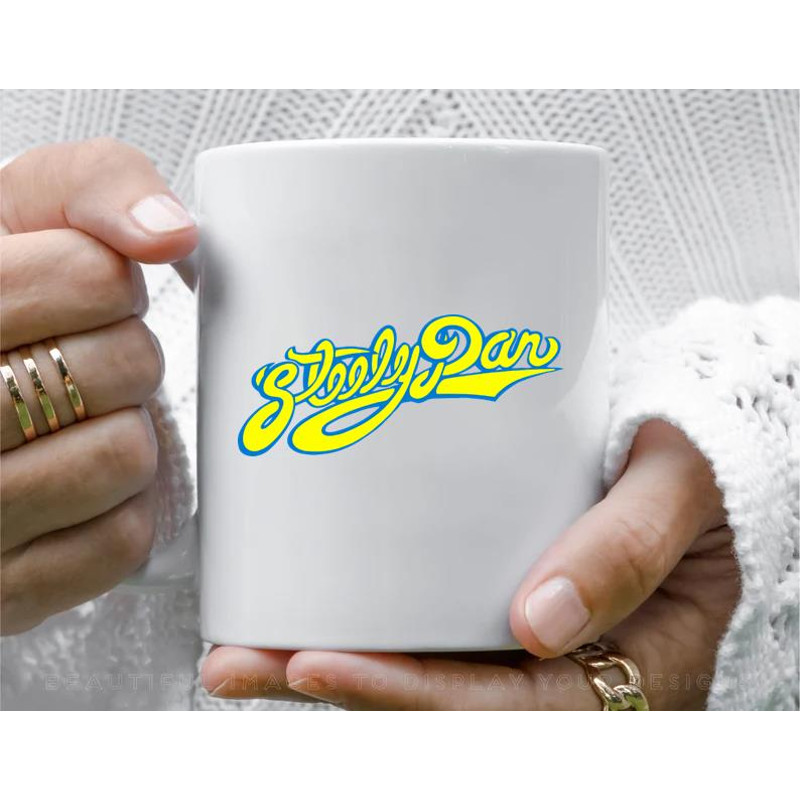 Steely Dan Vintage Logo Tribute Coffee Mug, 11 oz Ceramic Mug