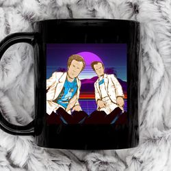 step brothers dale and brennan coffee mug, 11 oz ceramic mug