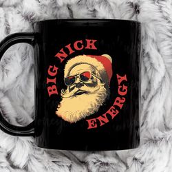 big nick energy vintage retro coffee mug, 11 oz ceramic mug