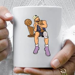 steph curry championship celebration coffee mug, 11 oz ceramic mug
