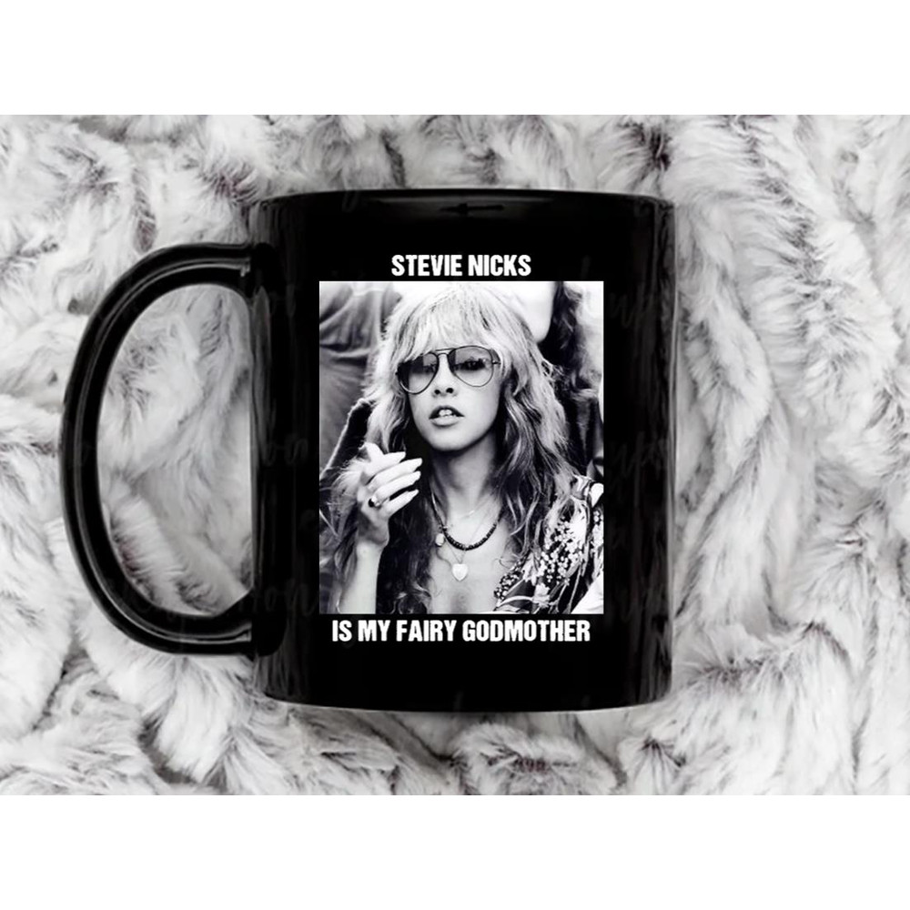 Stevie Nicks Is My Fairy Godmother Coffee Mug, 11 oz Ceramic Mug