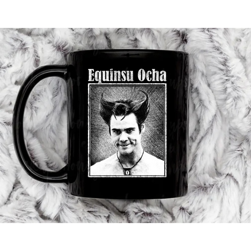White Devil Equinsu Ocha 11 oz Black Ceramic Mug