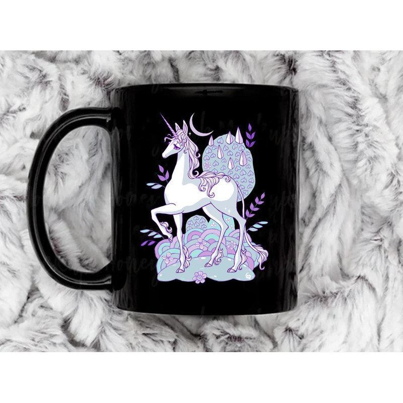 The Last Unicorn Illustration Coffee Mug, 11 oz Ceramic Mug