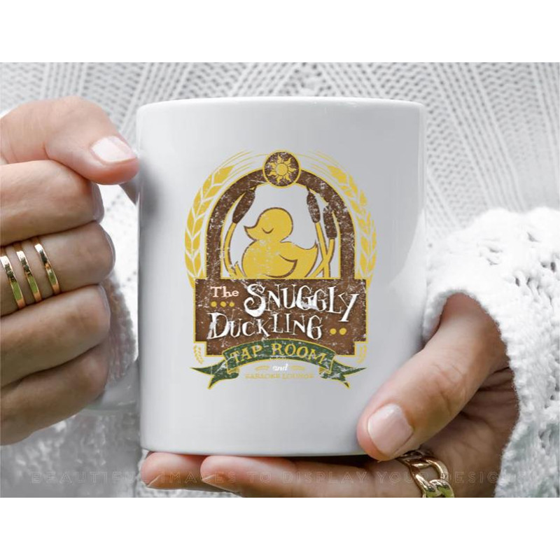 The Snuggly Duckling Coffee Mug, 11 oz Ceramic Mug_1