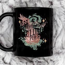 the leaky cauldron pub and inn magical drinks design coffee mug, 11 oz ceramic mug