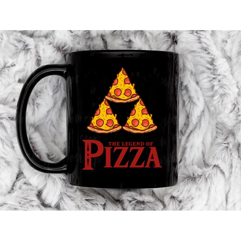 The Legend of Pizza Coffee Mug, 11 oz Ceramic Mug