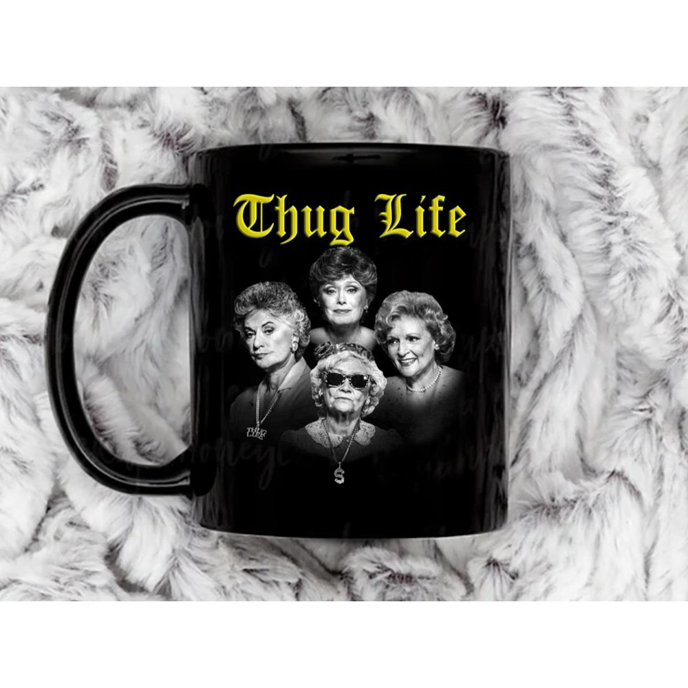 thug life golden 5 Coffee Mug, 11 oz Ceramic Mug