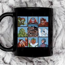 the spooky bunch coffee mug, 11 oz ceramic mug