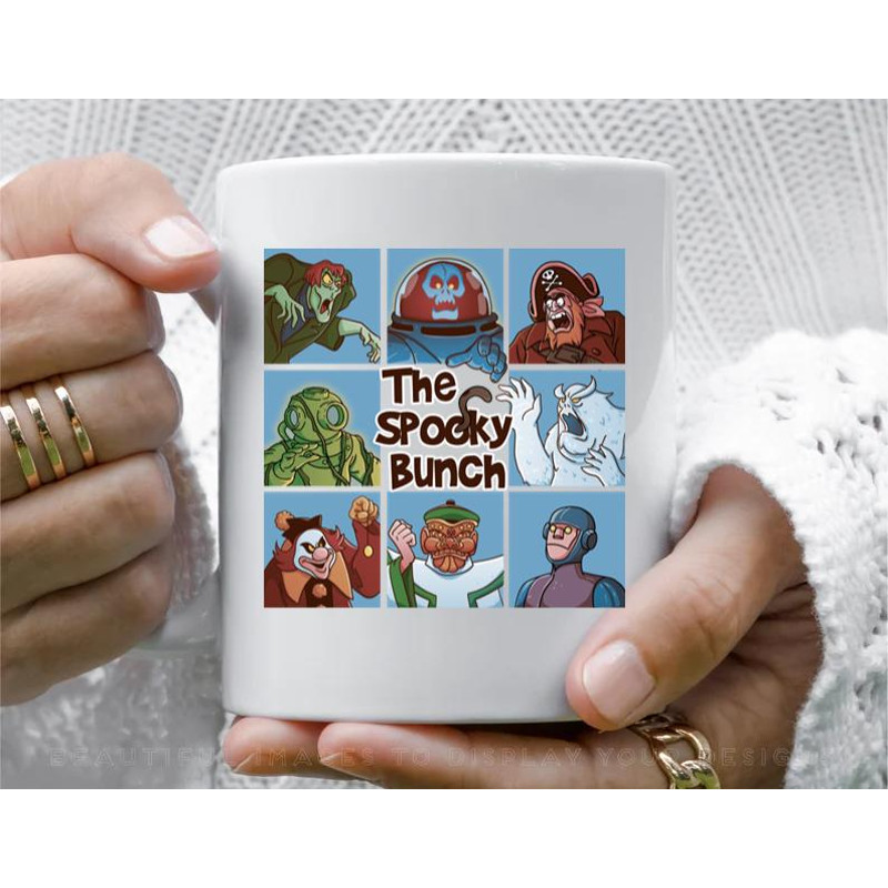 THE SPOOKY BUNCH Coffee Mug, 11 oz Ceramic Mug_1