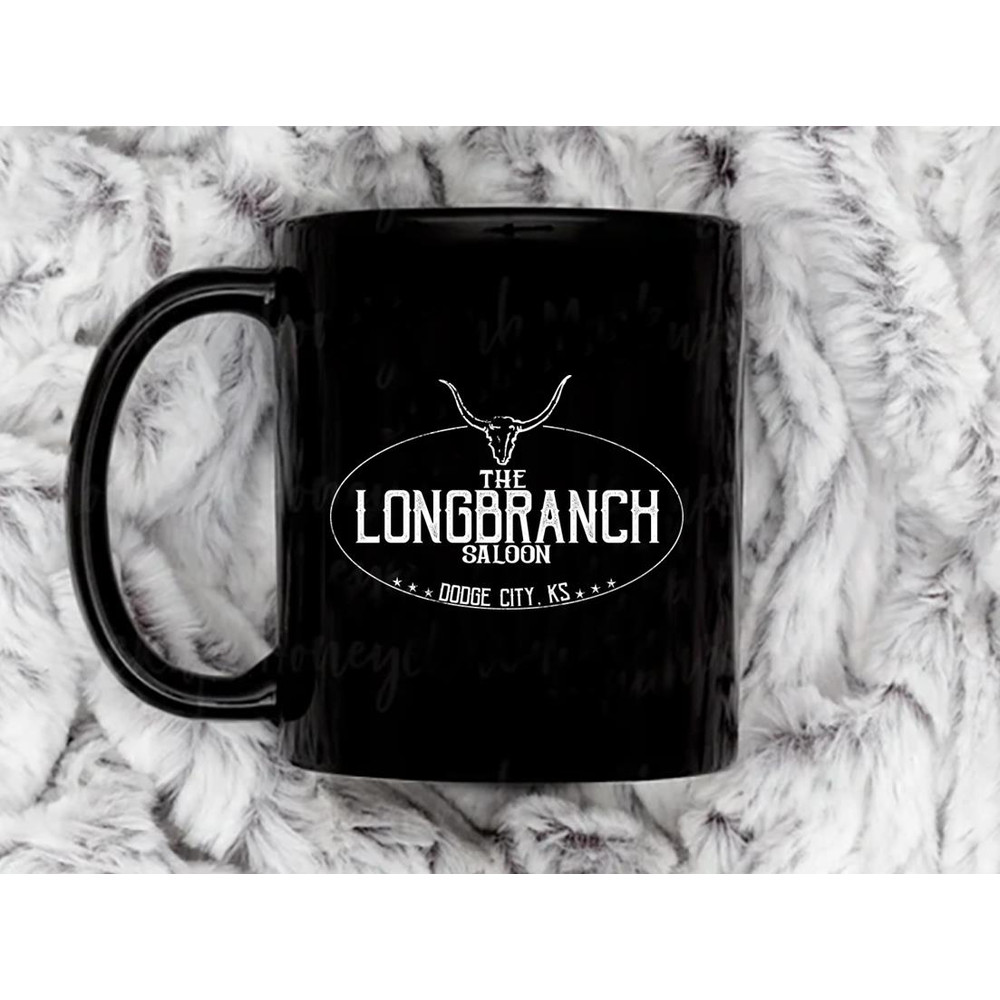The Longbranch Saloon Coffee Mug, 11 oz Ceramic Mug