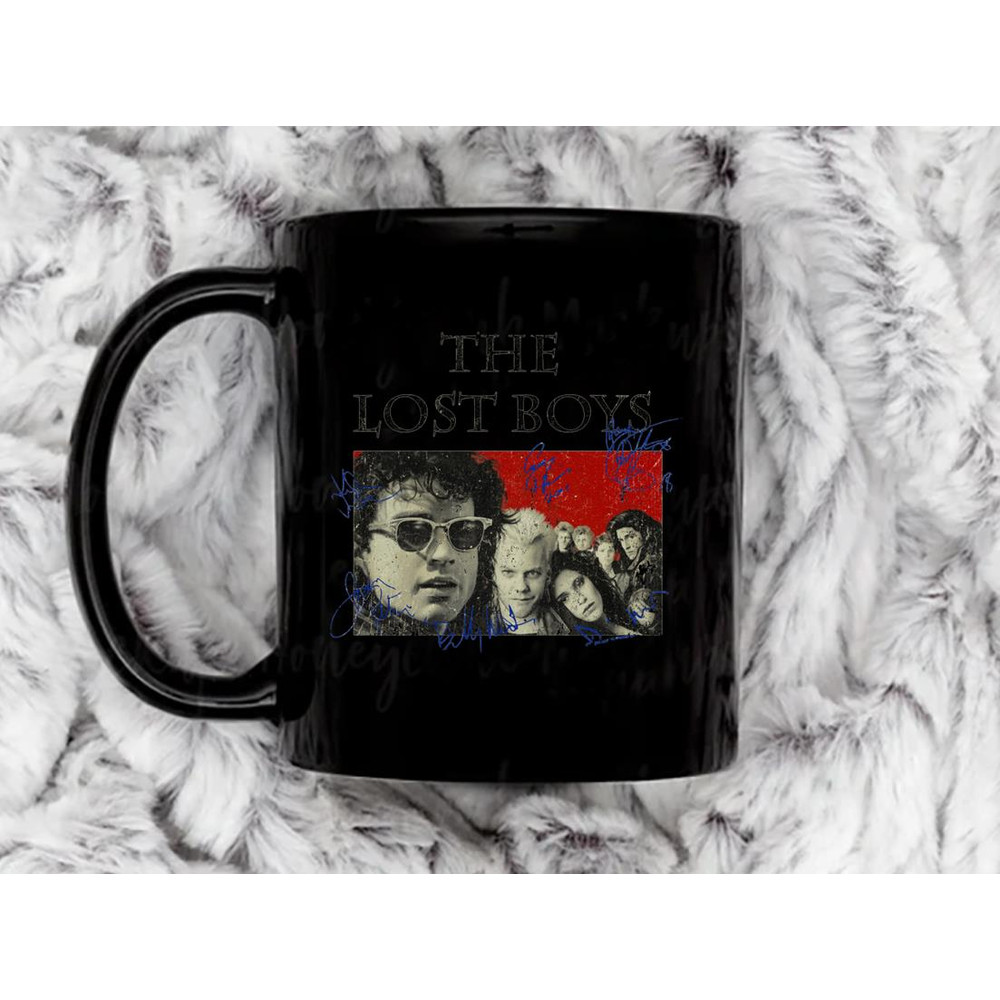 The Lost Boys 1987 With Signature Coffee Mug, 11 oz Ceramic Mug