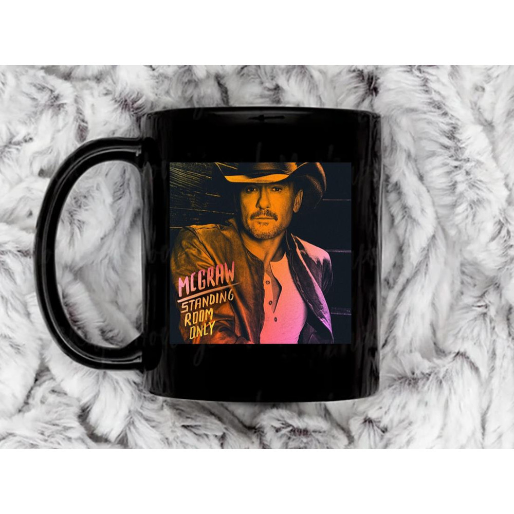 Tim McGraw Standing Room Only Coffee Mug, 11 oz Ceramic Mug