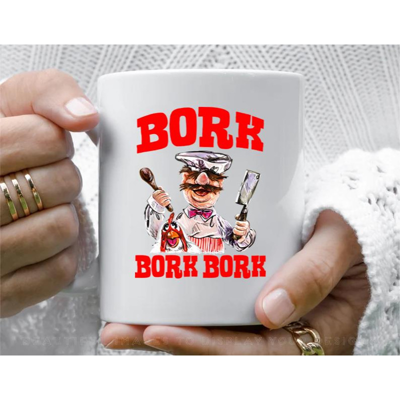 The Swedish Chef BORK BORK BORK Coffee Mug, 11 oz Ceramic Mug_1