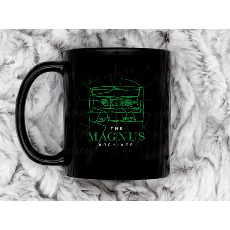 The Magnus Archives S5 Logo Transparent Coffee Mug, 11 oz Ceramic Mug