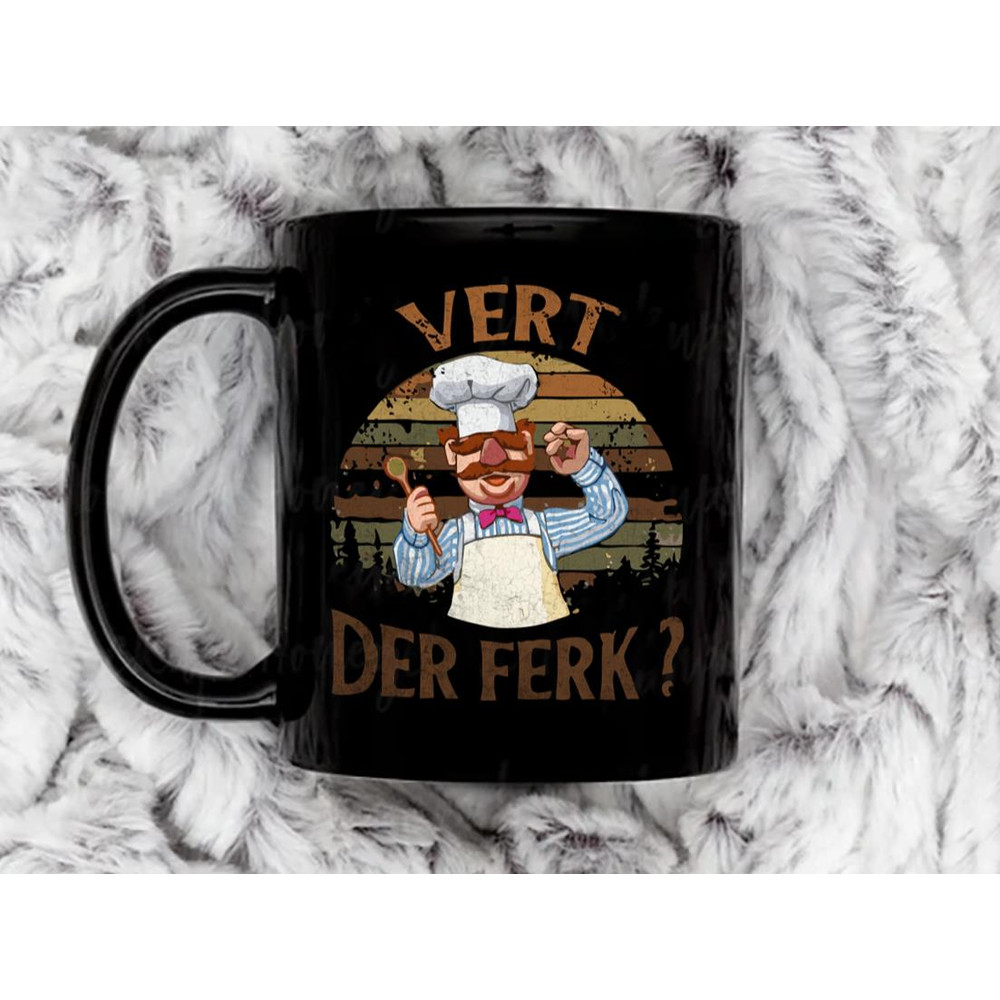 the swedish chef vert der ferk Coffee Mug, 11 oz Ceramic Mug