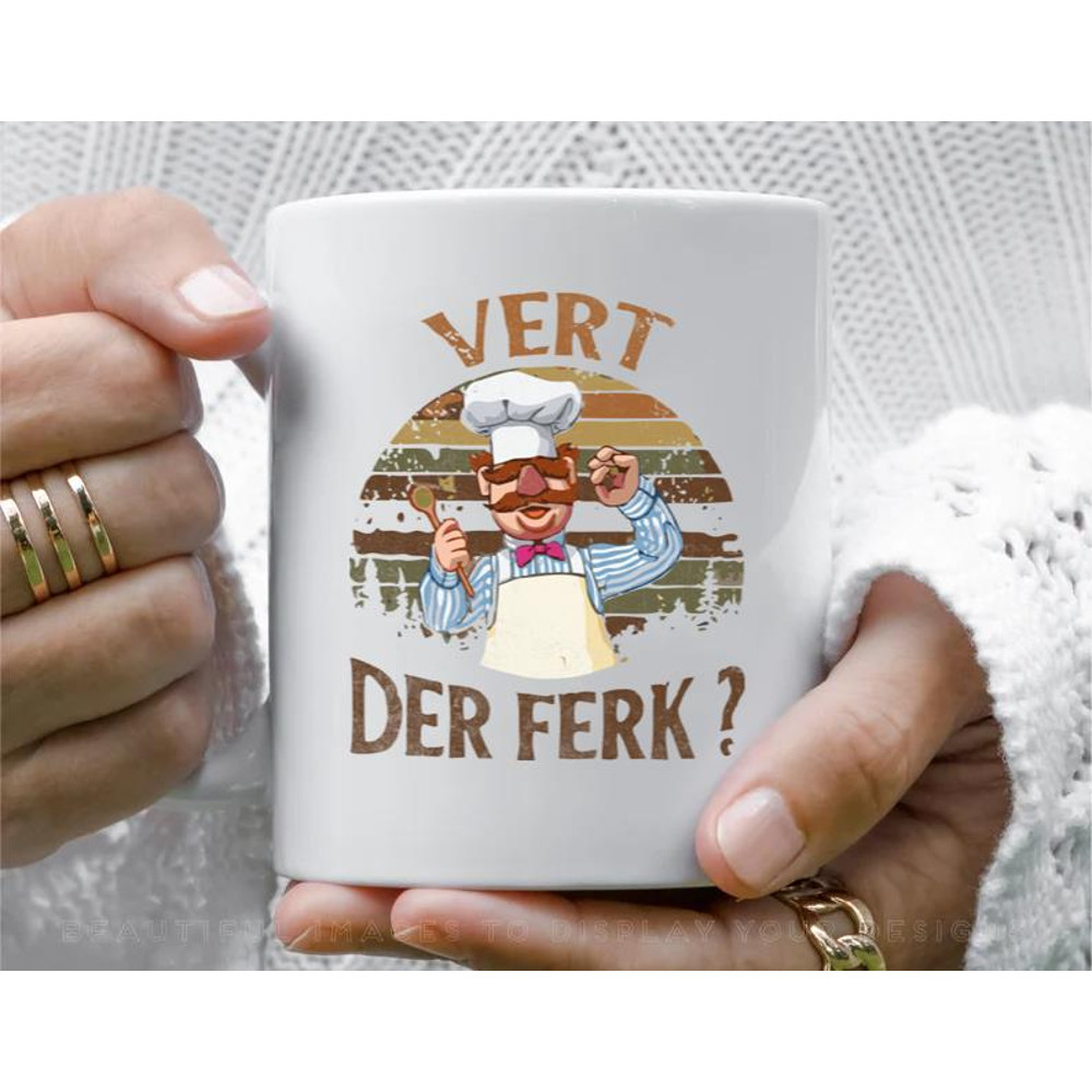 the swedish chef vert der ferk Coffee Mug, 11 oz Ceramic Mug_1