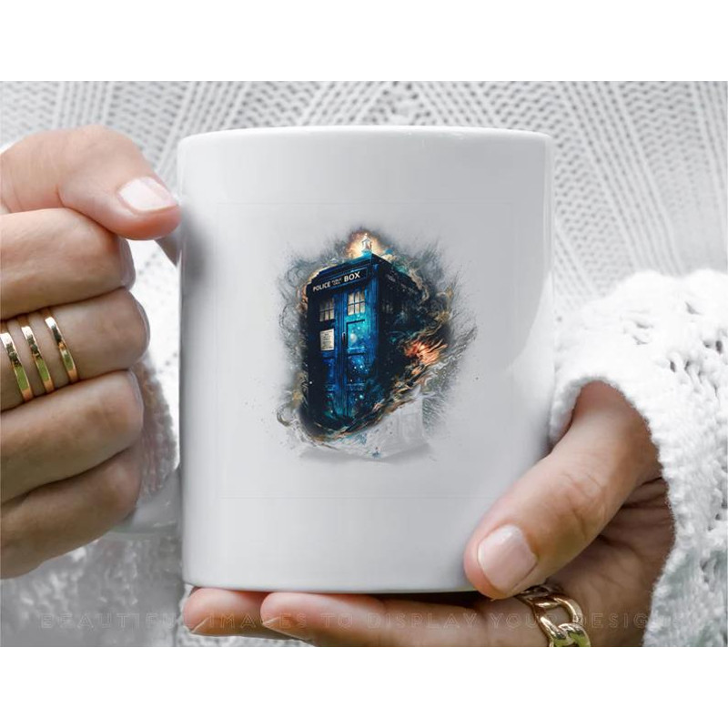 The Tardis Coffee Mug, 11 oz Ceramic Mug_1