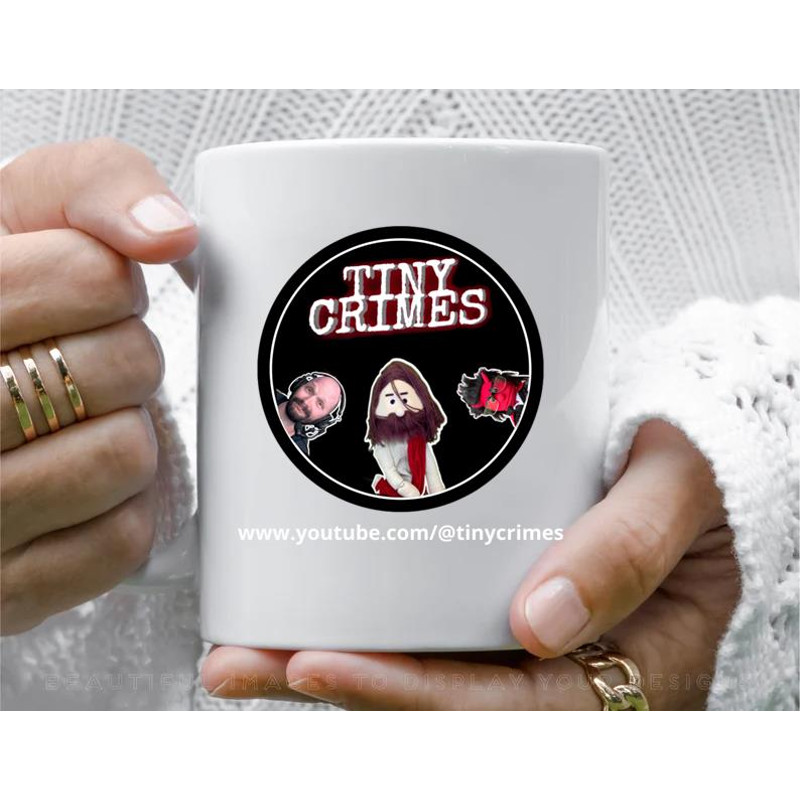 Tiny Crimes YouTube Logo Coffee Mug, 11 oz Ceramic Mug_1