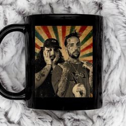 suicideboys photo vintage retro look fan design coffee mug, 11 oz ceramic mug