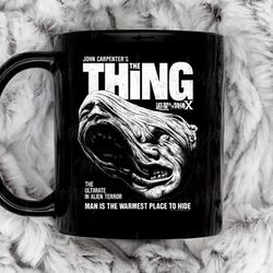 the thing, john carpenter, cult classic coffee mug, 11 oz ceramic mug