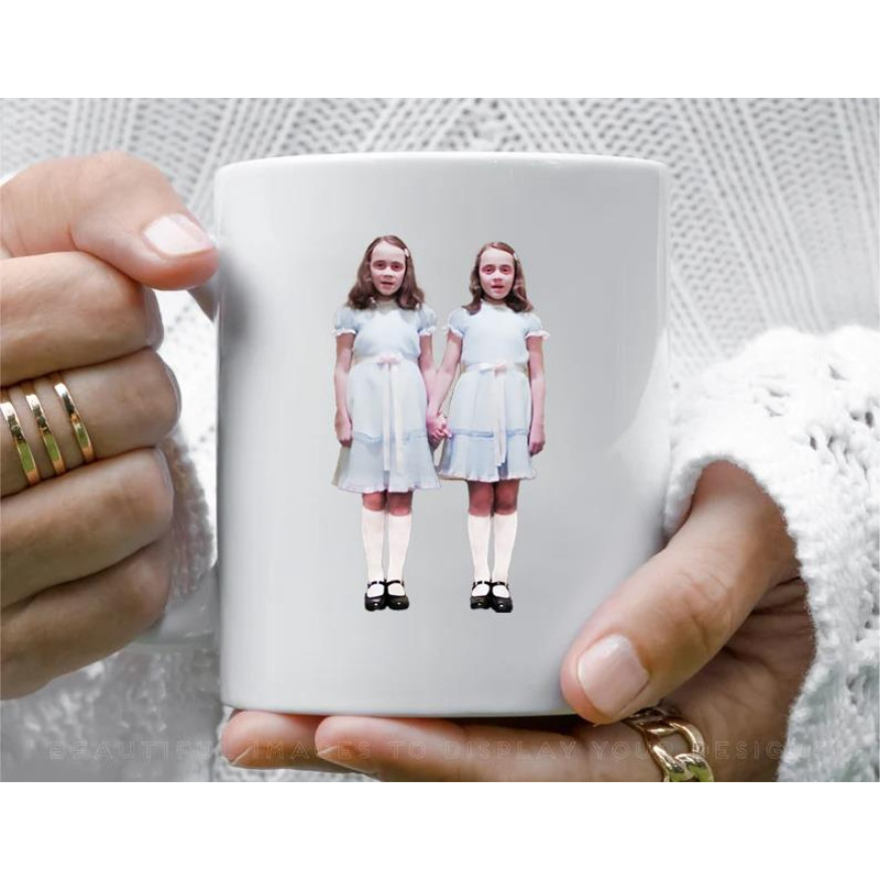 The Twins From The Shining Coffee Mug, 11 oz Ceramic Mug_1