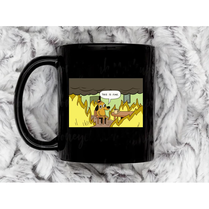 This is Fine 4 Coffee Mug, 11 oz Ceramic Mug
