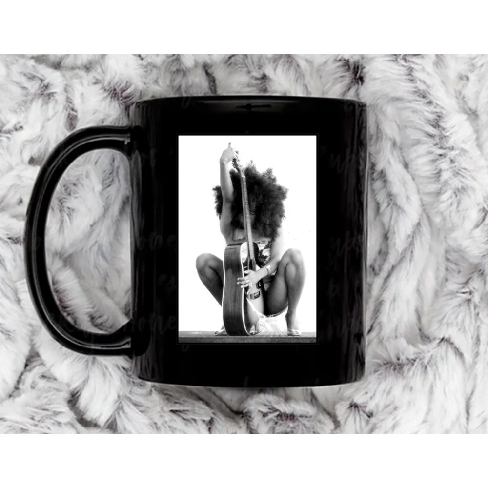 Erykah Badu Vintage RNB 211 oz Ceramic Mug, Coffee Mug, Tea Mug