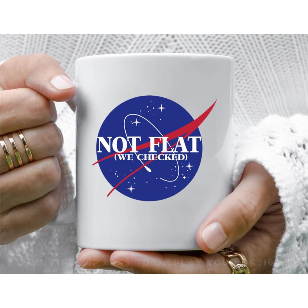 not flat we checked Coffee Mug, 11 oz Ceramic Mug