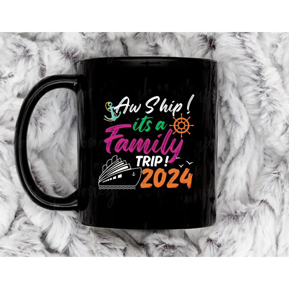 Family Cruise trip 2024, Family Vacation trip11 oz Ceramic Mug, Coffee Mug, Tea Mug
